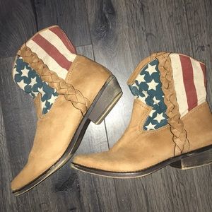 American Flag Booties